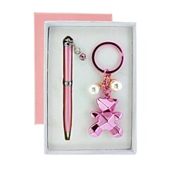 Coffret stylo + porte clés trèfle à 4 feuilles - Equinoxe Cadeaux