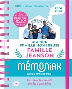 Mémoniak - Agenda familial 2024 - sept. 2023 - déc. 2024, Cultura