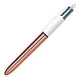 Stylo Bic 4 couleurs Shine rose Gold