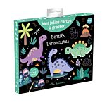 Gentils dinosaures - Mes jolies cartes à gratter