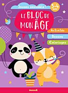 Le bloc de mon âge (3-4 ans) - Jouons ensemble ! (Panda et chat en fête) - Activités - Dessins - Coloriages