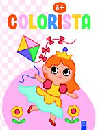 J'aime colorier - Petite fille et renards – Livre de coloriage
