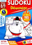 Magazine Sudoku demoniac niv 8/9, numéro 106, du 05/06/2024