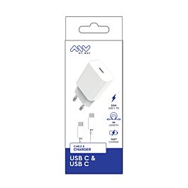 Chargeur USB-C blanc