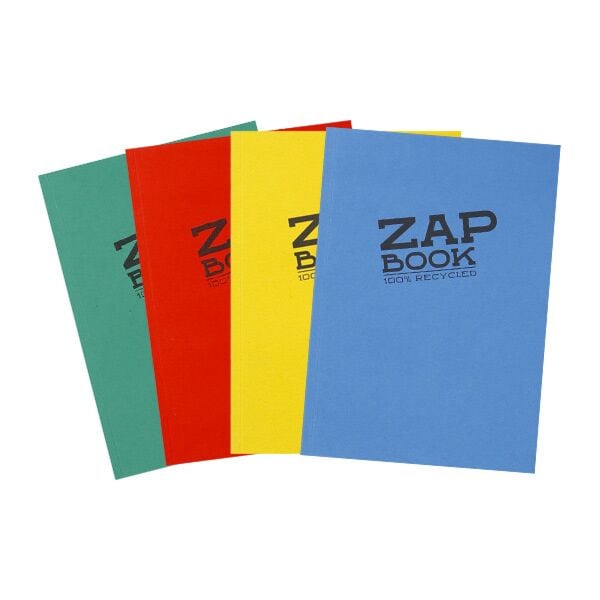 Carnet spirale ZAP Book A5 320 pages uni Clairefontaine Coloris