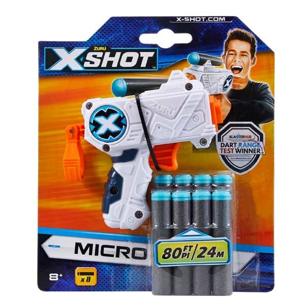 Pistolet à eau ZURU X-Shot Micro Fast-Fill, jouet d'eau d'été pour