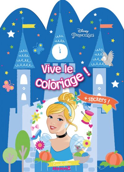 Disney - Vive le coloriage ! – Livre de coloriage pour enfants avec  stickers – Dès 4 ans, Collectif