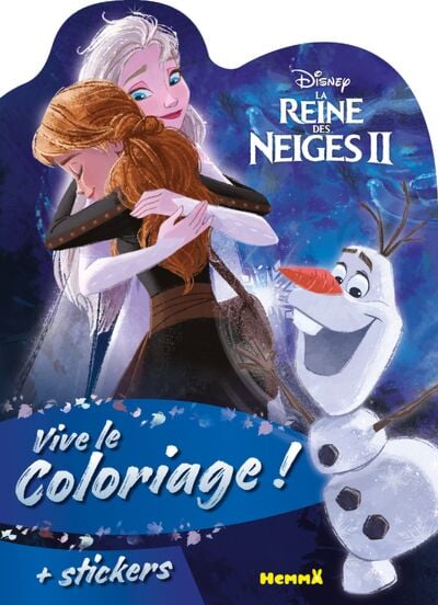 Disney La Reine des Neiges 2 – Mon premier bloc à colorier – Livre de  coloriage – Dès 3 ans, Collectif
