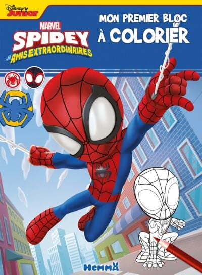 Marvel Spider-Man – Vive le coloriage ! – Livre de coloriage avec stickers  – Dès 4 ans, Collectif